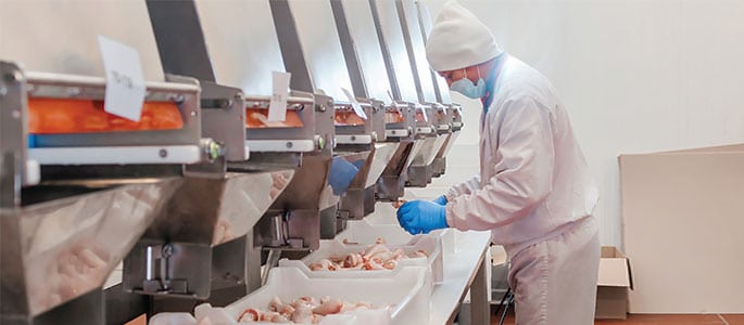 Catch weight management ERP for meat industry