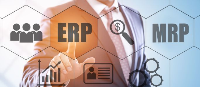 Difference between ERP software and MRP software