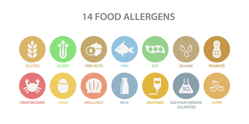 14 common allergens